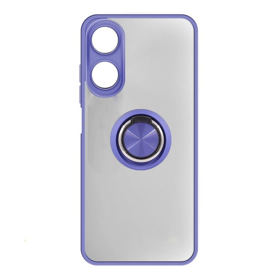 Capa com Anel de suporte para Oppo A58 4g Azul